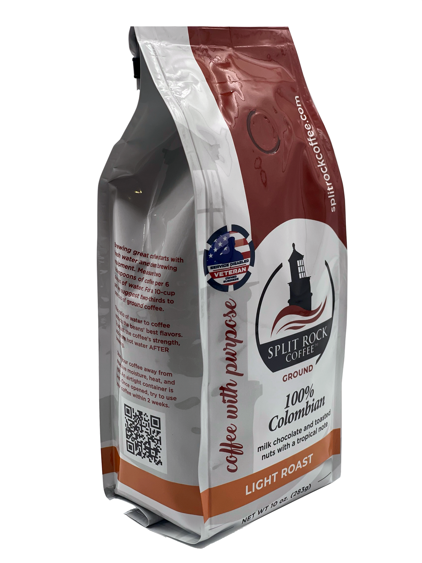 100% Columbian Light Roast Coffee – 10 oz.